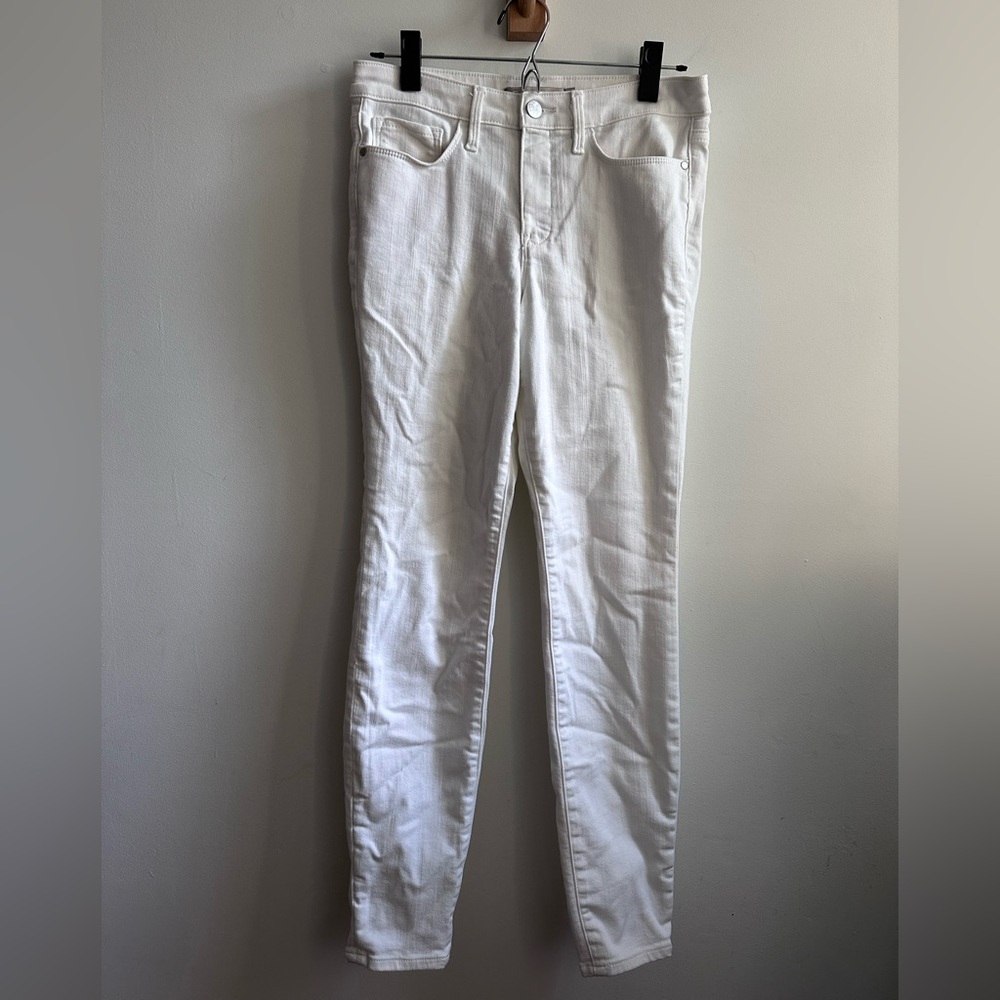Athleta Sculptek White Skinny Jeans